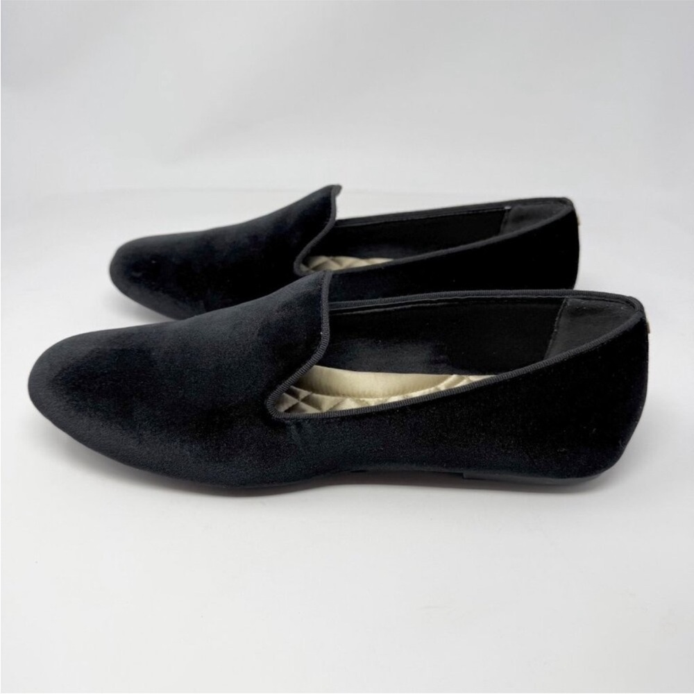 Birdies Women’s The Starling Black Velvet Slip On Loafers 10W Size 10W NWOB - Picture 4 of 6